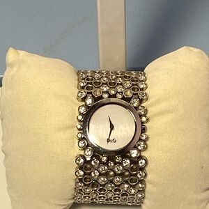 Dolce & Gabbana Women's Vintage Analog Quartz Watch Diamond Wristband